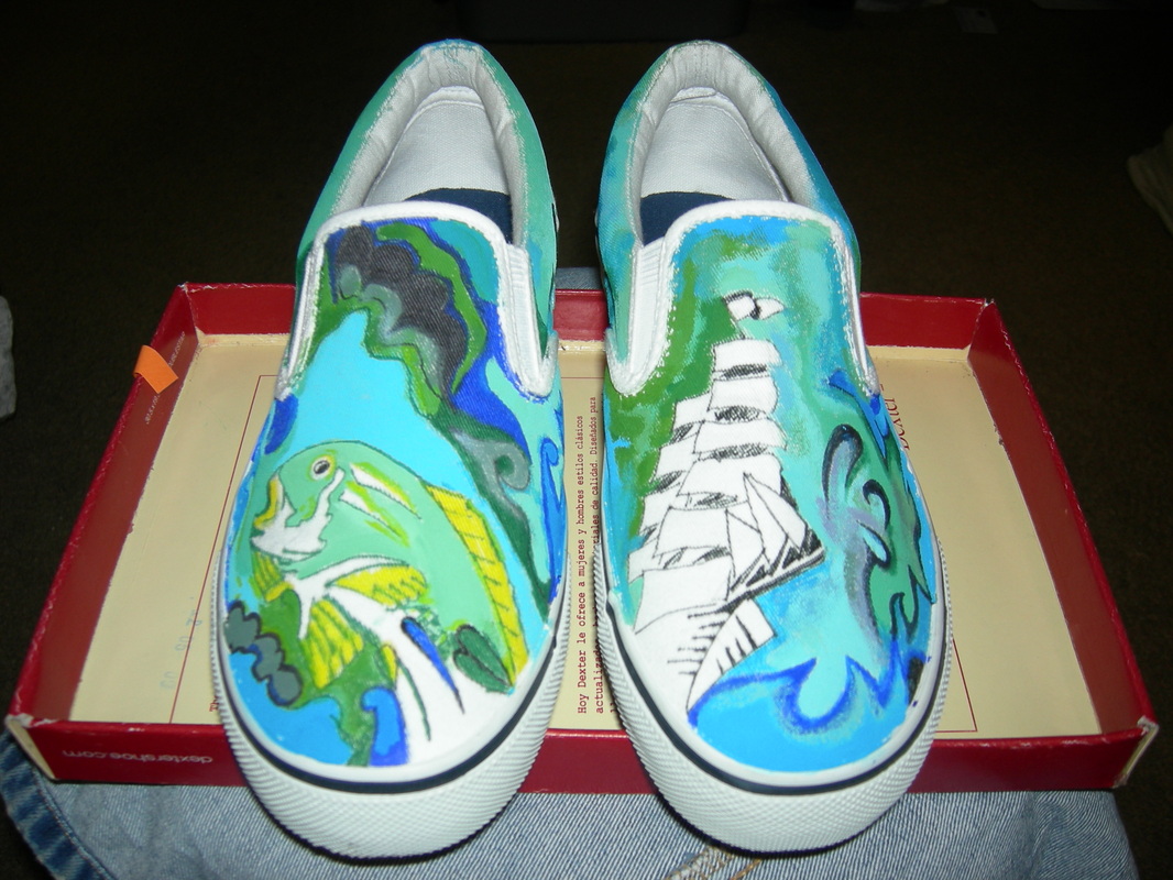 Sneakers Painting - ARTGYVER